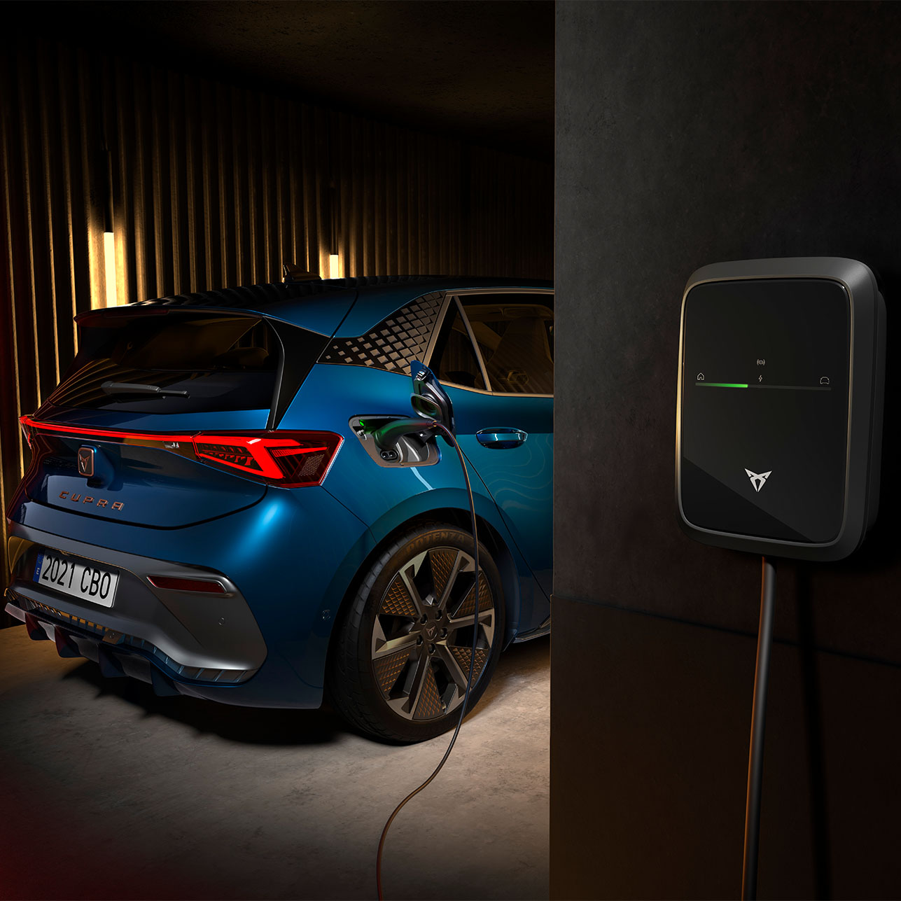 CUPRA Born laddar hemma